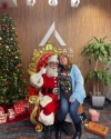 Santa with a credit union member