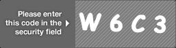 captcha code for visual authentication  letter W number 6 letter C number 3