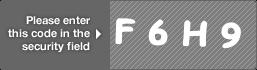 captcha code for visual authentication   letter F number 6 letter H number 9