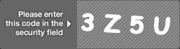 captcha code for visual authentication   number 3 letter Z number 5 letter U