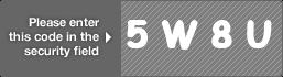 captcha code for visual authentication  number 5 letter W number 8 letter U