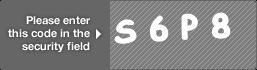 captcha code for visual authentication  letter S number 6 letter P number 8