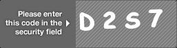 captcha code for visual authentication  letter D number 2 letter S number 7
