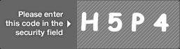 captcha code for visual authentication  letter H number 5 letter P number 4