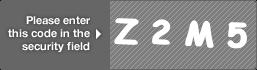 captcha code for visual authentication  letter Z number 2 letter M number 5