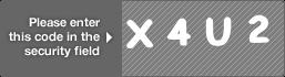 captcha code for visual authentication  letter X number 4 letter U number 2
